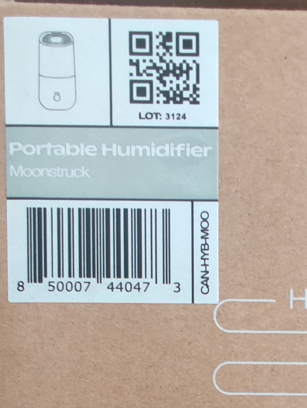 Canopy New In Box Portable Humidifier And Aroma Therapy In Moonstruck - Picture 5 of 6